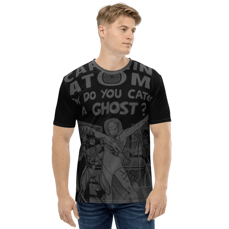 #1067 T-shirt sort ghost
